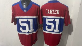 Giants Carter #51 red Jersey (2)