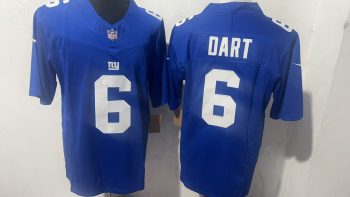 Giants Dart #6 Blue Jersey