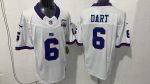 Giants Dart #6 white Jersey 3