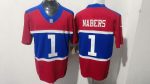 Giants Nabers #1 Red blue Jersey