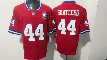 Giants Skattebo #44 Red Jersey