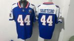 Giants Skattebo #44 blue white Jersey