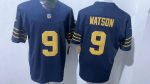 Green Bay Packers #9 Watson Navy Blue Stitched Jersey