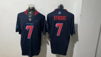 Houston Texans 7 C.J. Stroud Navy Blue H-Town Stitched Jersey