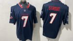 Houston Texans 7 C.J. Stroud Navy Blue Stitched Jersey
