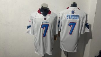 Houston Texans 7 C.J. Stroud White H-Town Stitched Jersey