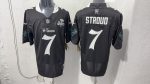 Houston Texans #7 Stroud Black Stitched Jersey