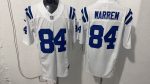 Indianapolis Colts Reggie WARREN #84 Stitched White Jersey