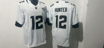Jacksonville Jaguars  Hunter  12  White Jersey