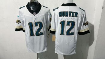 Jacksonville Jaguars  Hunter  12  WhiteTeal Jersey