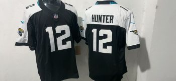 Jacksonville Jaguars  Hunter  12  black white Jersey
