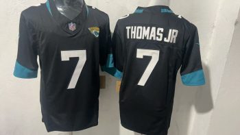 Jacksonville Jaguars  Thomas Jr.  7  black Jersey 2