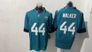 Jacksonville Jaguars  Walker  44  Teal Jersey