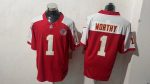 Kansas City Chiefs #1 Worthy RedWhite Stitched Jersey