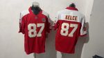 Kansas City Chiefs #87 Kelce RedWhite Stitched Jersey