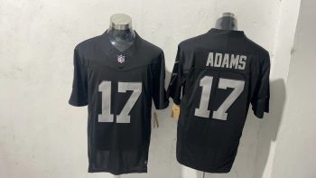 Las Vegas Raiders #17 Adams Black Stitched Jersey