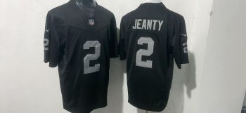 Las Vegas Raiders #2 Jeanty Black Stitched Jersey
