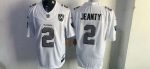 Las Vegas Raiders #2 Jeanty White Stitched Jersey (2)