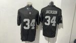Las Vegas Raiders #34 Jackson Black Stitched Jersey