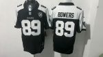 Las Vegas Raiders #89 Bowers BlackWhite Stitched Jersey