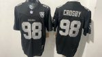 Las Vegas Raiders #98 Crosby Black Stitched Jersey