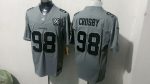 Las Vegas Raiders #98 Crosby Gray Stitched Jersey