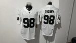 Las Vegas Raiders #98 Crosby White Stitched Jersey 2