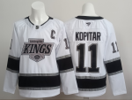 Los Angeles Kings #11 Kopitar White stitched hockey jersey