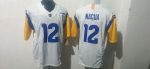 Los Angeles Rams #12 Puka Nacua White Stitched Jersey