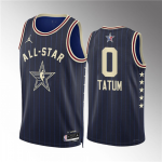 Men’s 2024 All-Star #0 Jayson Tatum Navy Stitched Basketball Jersey