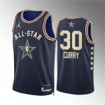 Men’s 2024 All-Star #30 Stephen Curry Navy Stitched Basketball Jersey