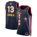Men’s 2025 All-Star #13 Jaren Jackson Jr. Navy Stitched Basketball Jersey