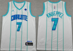 Men’s Charlotte Hornets #7 Kon Knueppel White Association Edition Stitched