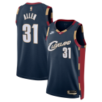 Men’s Cleveland Cavaliers #31 Jarrett Allen Navy 2025 Classic Edition Stitched