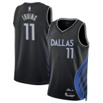 Men’s Dallas Mavericks #11 Kyrie Irving Black 2025-26 City Edition Stitched