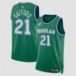 Men’s Dallas Mavericks #21 Daniel Gafford Green 2025 Classic Edition Stitched