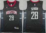 Men’s Houston Rockets #28 Alperen Sengun Black Statement Edition Stitched