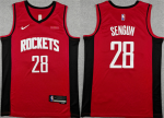 Men’s Houston Rockets #28 Alperen Sengun Red Icon Edition Stitched Jersey