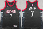 Men’s Houston Rockets #7 Kevin Durant Black Statement Edition Stitched