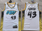 Men's Indiana Pacers #43 Pascal Siakam White 2025 City Edition Stitched