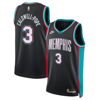 Men's Memphis Grizzlies #3 Kentavious Caldwell-Pope Kentavious Caldwell-Pope