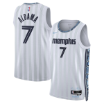 Men's Memphis Grizzlies #7 Santi Aldama White 2025-26 City Edition Stitched