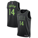 Men's New Orleans Pelicans #14 Micah Peavy Black 2025-26 City Ediiton Stitched