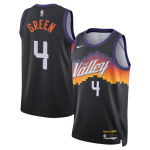 Men’s Phoenix Suns #4 Jalen Green Black 2025-26 City Edition Stitched Basketball