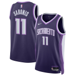 Men’s Sacramento Kings #11 Domantas Sabonis Purple 2025-26 City Edition Stitched