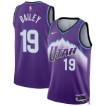 Men’s Utah Jazz #19 Ace Bailey Purple 2025 Icon Edition Stitched Basketball