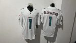Miami Dolphins 1 Tua Tagovailoa White Stitched Jersey