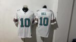 Miami Dolphins 10 Tyreek Hill White Stitched Jersey