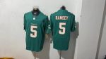 Miami Dolphins 5 Jalen Ramsey Aqua Stitched Jersey