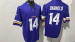 Minnesota Vikings 14 Sam Darnold Purple Stitched Jersey